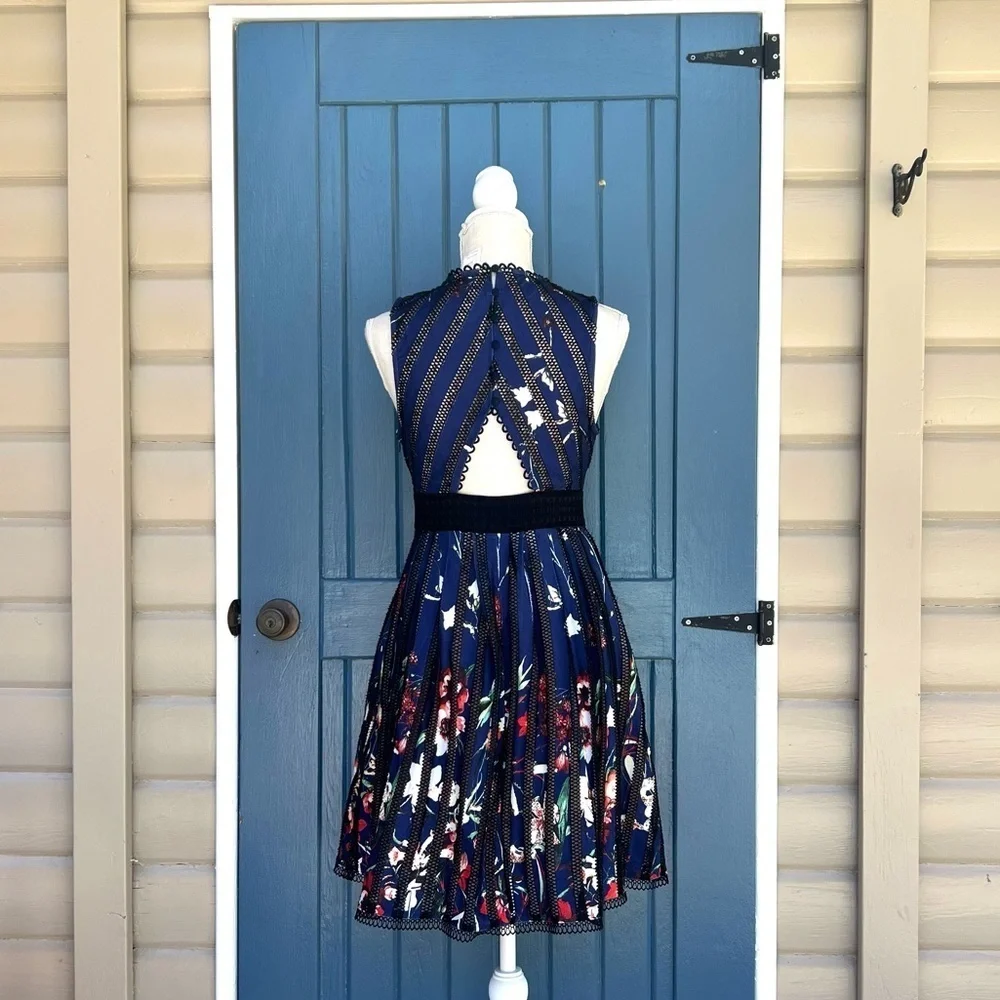 Anthropologie Foxiedox Bryonia Open Back Dress Women Size XS